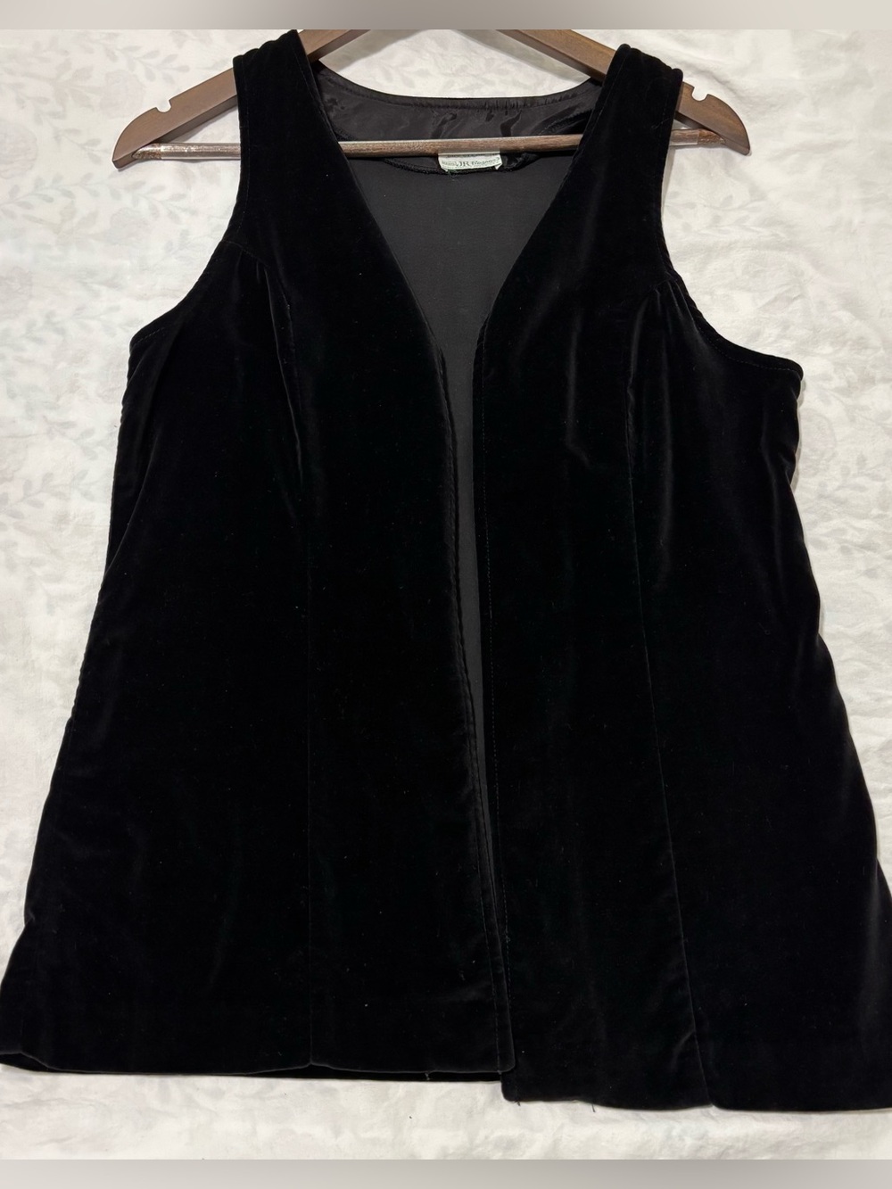 Vintage Sears Jr Bazaar velvet vest